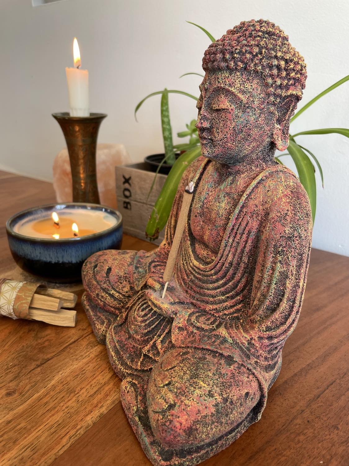 BOUDDHA BRULEUR ENCENS 8.5″