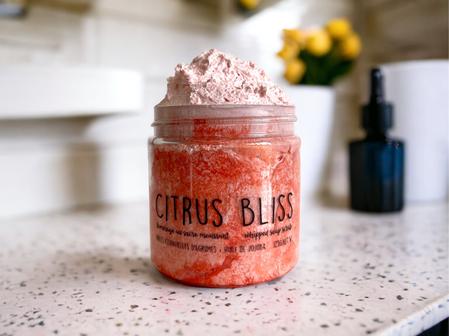 CITRUS BLISS. Savon exfoliant fouetté