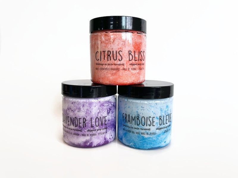 CITRUS BLISS. Savon exfoliant fouetté