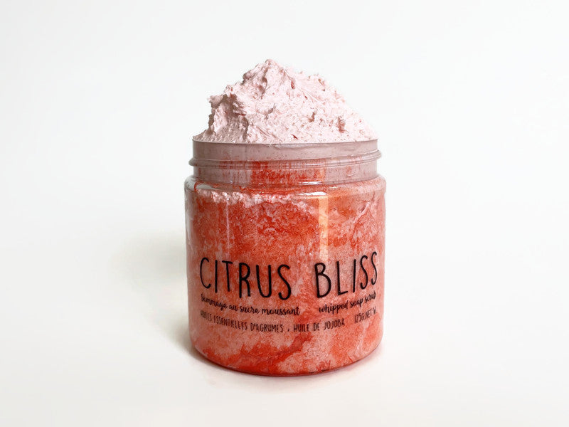 CITRUS BLISS. Savon exfoliant fouetté