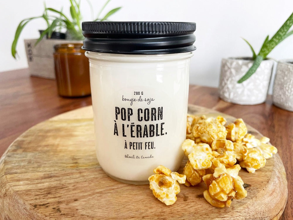 POPCORN À L'ÉRABLE.