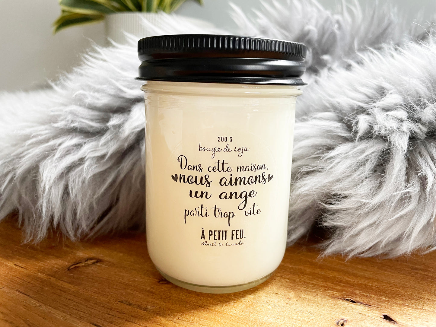 DANS CETTE MAISON NOUS AIMONS UNE ANGE PARTI TROP VITE